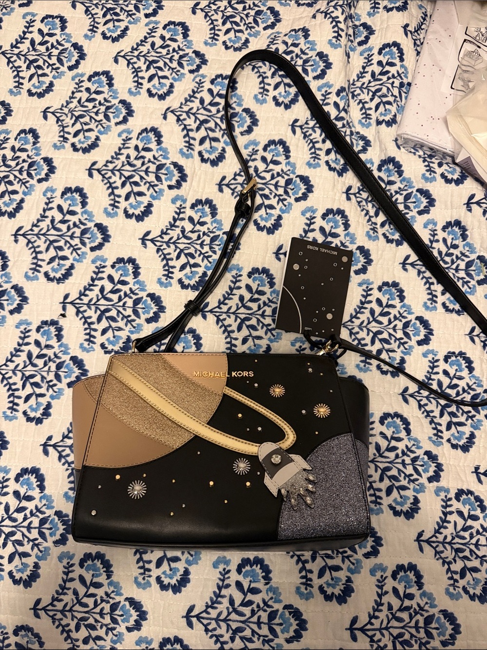 NWT Michael Kors studio space theme limited edition bag